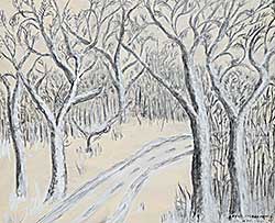 #2245 ~ McCaugherty - Untitled - Winter Road