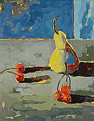 #2249 ~ McNaughton - Untitled - Pear and Cherries