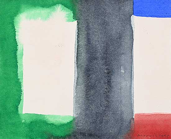 #2263 ~ Morris - Untitled - Green, Blue and Red [#61]