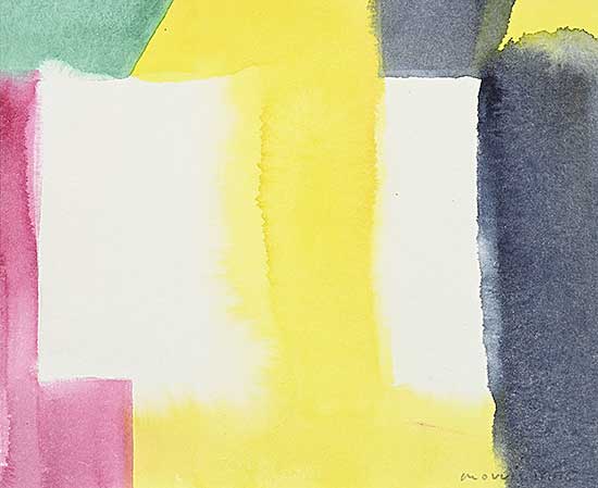 #2264 ~ Morris - Untitled - Green, Pink and Yellow [#24]
