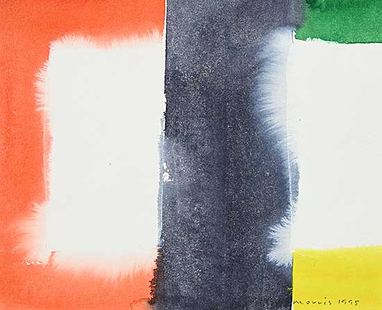 #2265 ~ Morris - Untitled - Orange, Green and Yellow [#61A]