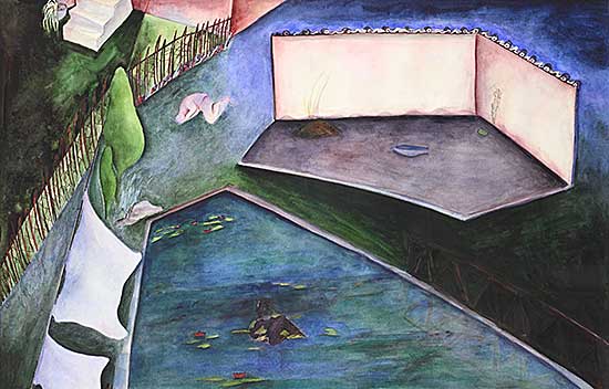 #2284 ~ Olszamowski - The Night Fell into the Water