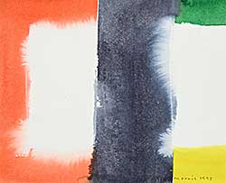 #2265 ~ Morris - Untitled - Orange, Green and Yellow [#61A]