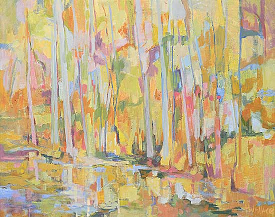#2387 ~ Wallace - Untitled - Pastel Forest
