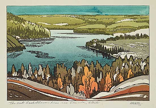 #2391 ~ Weber - The North Saskatchewan River Near Edmonton, Alberta