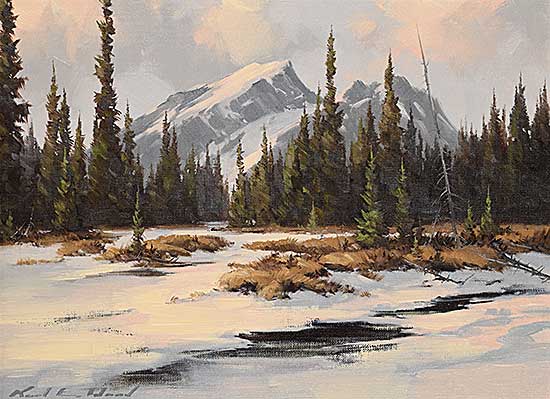 #2403 ~ Wood - Archer's Triangle, Canmore