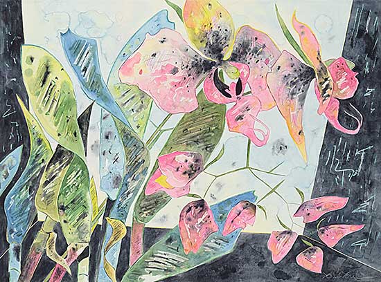 #2410 ~ Young - Untitled - Orchid