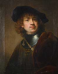 #2334 ~ School - After Portrait of Rembrandt by Himself in the Uffizi Gallery, Florence