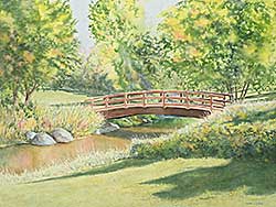 #2341 ~ Scott - Creek Bridge in Confederation Park