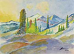 #2355 ~ Simpson - Head of Brazeau River - Columbia Ice Fields