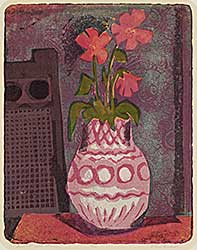 #2361 ~ Snow - Still Life with Flowers  #9/15