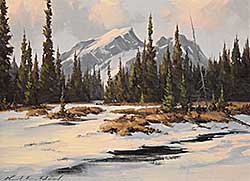 #2403 ~ Wood - Archer's Triangle, Canmore