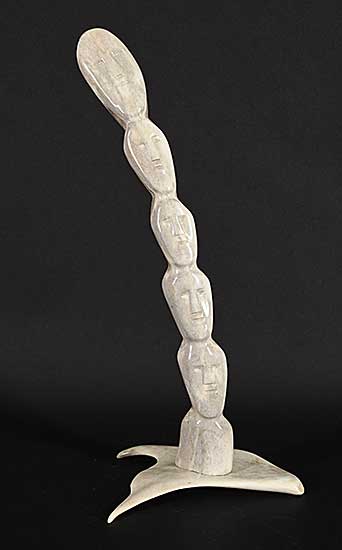 #1106 ~ Alikashuak - Untitled - Faces Totem