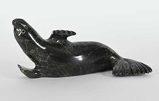 #1136 ~ Ashoona - Untitled - Rolling Seal