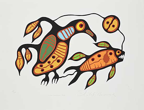 #1149 ~ Bedwash - Loon Catching Fish  #18/110