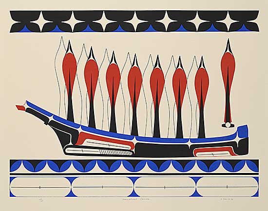 #1162 ~ David - Memorial Canoe  #45/100