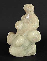 #1119 ~ Arluk - Untitled - Faces in Alabaster