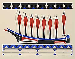 #1162 ~ David - Memorial Canoe  #45/100