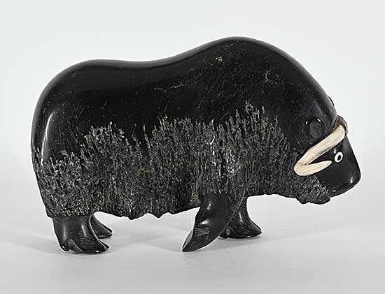 #1199 ~ Ipellie - Untitled - Pawing Muskox