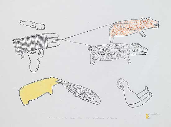 #1206 ~ Iquginnaaq - Human Fish in Our Camp  #19/50