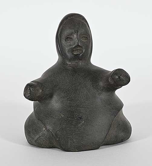 #1210 ~ Iquliq - Untitled - Seated Inuk