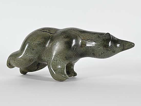 #1239 ~ Kavik - Untitled - Swimming Polar Bear