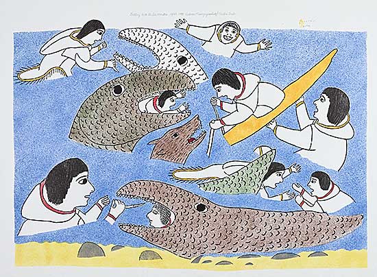 #1264 ~ Mamnguqsualuk - Battling with the Sea Monsters  #17/45