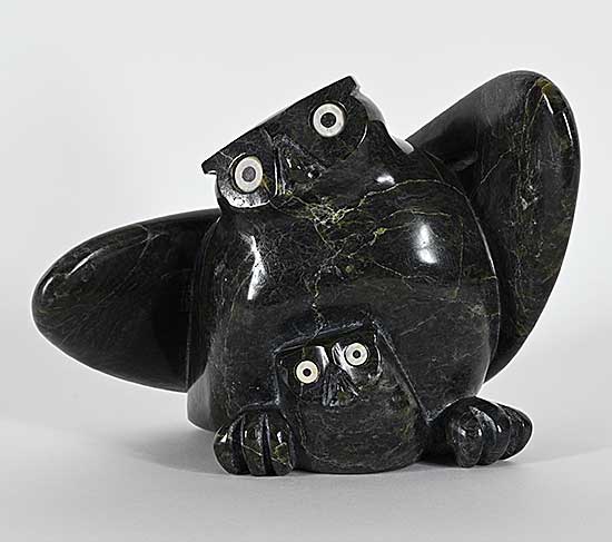 #1269 ~ Manning - Untitled - Owl and Owlet