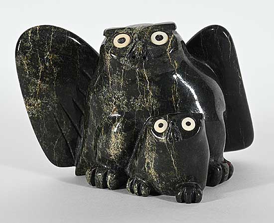 #1270 ~ Manning - Untitled - Owl and Owlet II