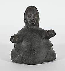 #1210 ~ Iquliq - Untitled - Seated Inuk