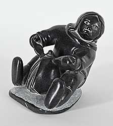 #1215 ~ Itukalla - Untitled - Hunter and Seal Carcass