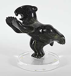 #1216 ~ Itulu - Untitled - Dancing Snarling Bear