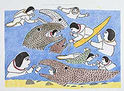 #1264 ~ Mamnguqsualuk - Battling with the Sea Monsters  #17/45