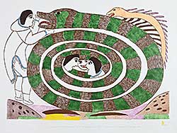 #1266 ~ Mamnguqsualuk - Conversing with the Snake Spirit  #13/30