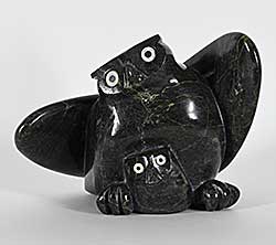 #1269 ~ Manning - Untitled - Owl and Owlet