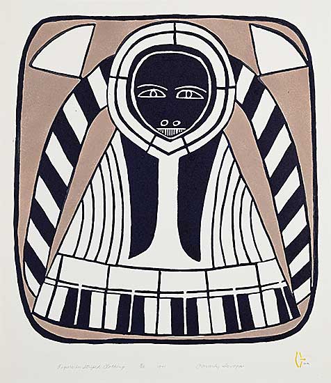 #1299 ~ Oonark - Figure in Striped Clothing  #4/48