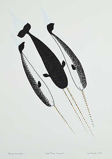 #1306 ~ Panipak - Diving Narwhals
