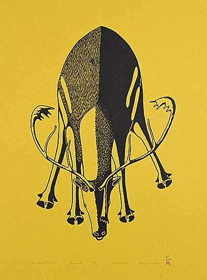 #1323 ~ Pootoogook - Intrepid Caribou  #50/50