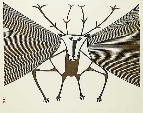 #1328 ~ Pudlat - Caribou on the Horizon  #12/50