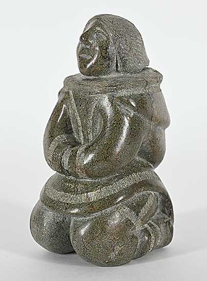 #1341 ~ Qimirpik - Untitled - Kneeling Figure
