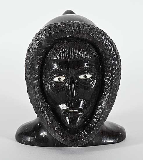 #1346 ~ Qulitaliq - Untitled - Inuk Bust
