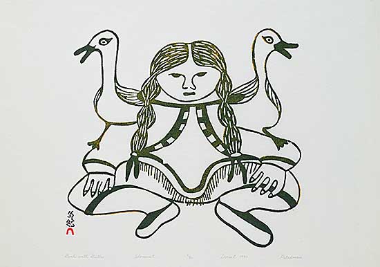 #1362 ~ Saila - Girl with Gulls  #4/50