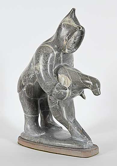 #1375 ~ School - Untitled - Inuk and Seal