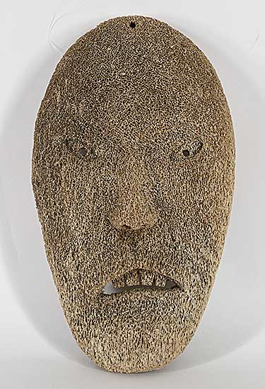 #1391 ~ School - Untitled - Mask with Teeth