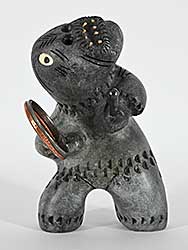 #1322 ~ Polongayak - Untitled - Drum Dancer with Metal Drum