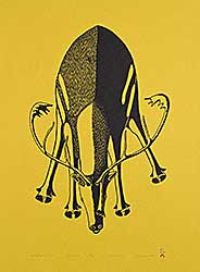 #1323 ~ Pootoogook - Intrepid Caribou  #50/50