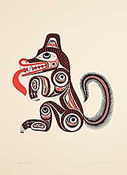 #1352 ~ Reid - Haida Wolf - Godj  #22/195