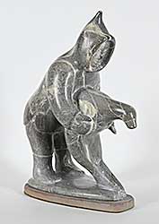 #1375 ~ School - Untitled - Inuk and Seal