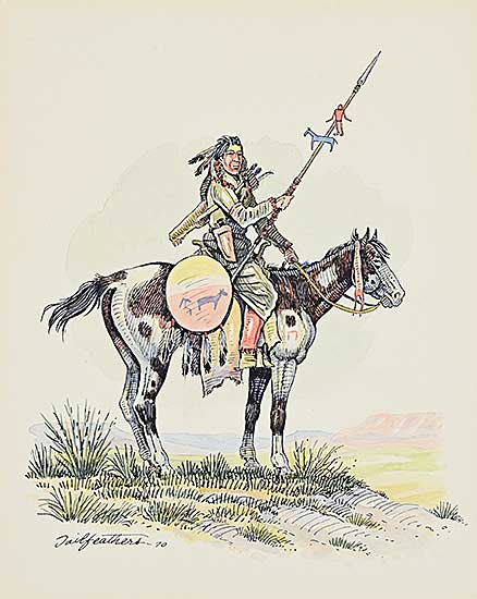 #1416 ~ Tailfeathers - Untitled - Lone Rider