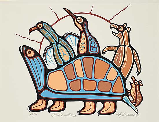 #1432 ~ Thomas - Turtle Island  #A.P.